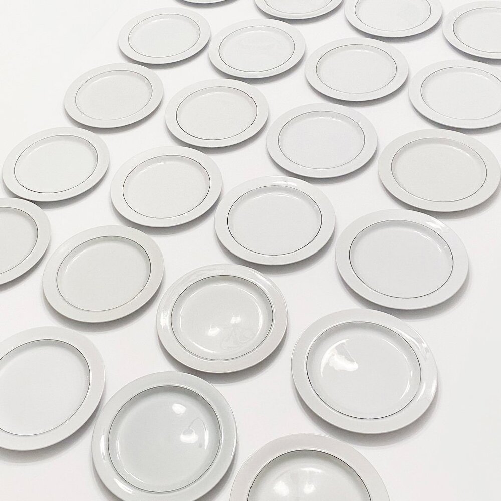 24 x Royal Copenhagen Blåkant Blue Line Dinner Plates Spisetallerken No 3070